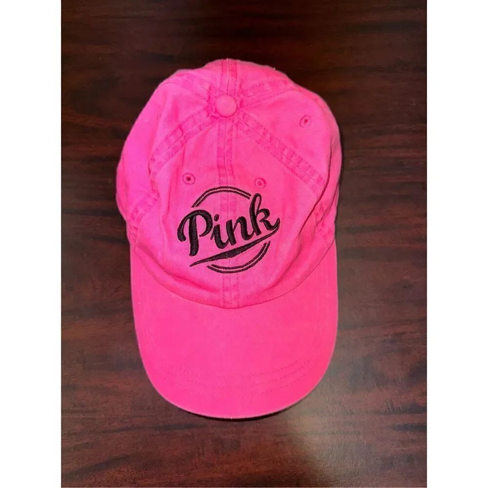 PINK Victoria’s Secret Hot Pink Adjustable Hat